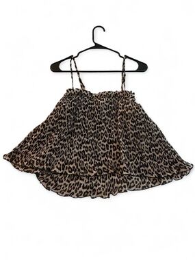 H&M Leopard Print Babydoll Top 🐆